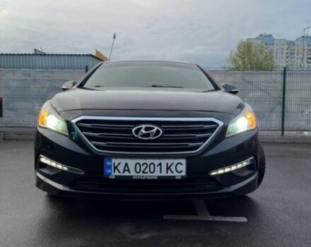 Черный Хендай Соната, объемом двигателя 2.4 л и пробегом 182 тыс. км за 10700 $, фото 1 на Automoto.ua
