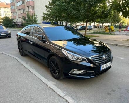 Чорний Хендай Соната, об'ємом двигуна 2 л та пробігом 320 тис. км за 11300 $, фото 1 на Automoto.ua