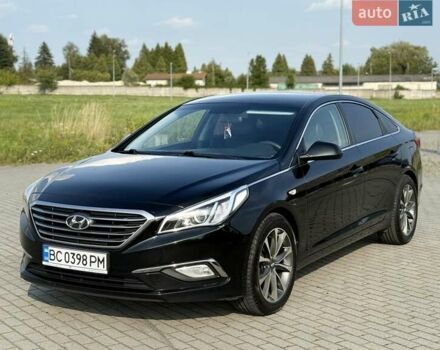 Черный Хендай Соната, объемом двигателя 2 л и пробегом 158 тыс. км за 9900 $, фото 1 на Automoto.ua