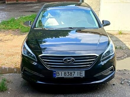 Черный Хендай Соната, объемом двигателя 2.4 л и пробегом 166 тыс. км за 10700 $, фото 1 на Automoto.ua