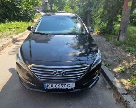 Черный Хендай Соната, объемом двигателя 2 л и пробегом 458 тыс. км за 8900 $, фото 1 на Automoto.ua