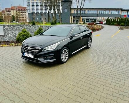 Чорний Хендай Соната, об'ємом двигуна 2.4 л та пробігом 187 тис. км за 9600 $, фото 1 на Automoto.ua