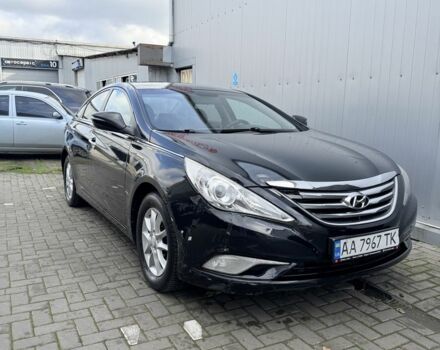 Черный Хендай Соната, объемом двигателя 2 л и пробегом 220 тыс. км за 7599 $, фото 1 на Automoto.ua