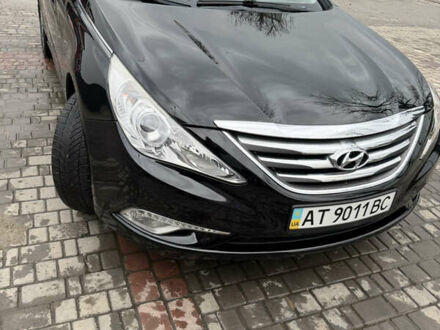 Черный Хендай Соната, объемом двигателя 2.36 л и пробегом 199 тыс. км за 9777 $, фото 1 на Automoto.ua