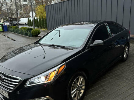 Черный Хендай Соната, объемом двигателя 2.36 л и пробегом 300 тыс. км за 9000 $, фото 1 на Automoto.ua