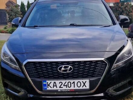 Чорний Хендай Соната, об'ємом двигуна 2 л та пробігом 128 тис. км за 12200 $, фото 1 на Automoto.ua