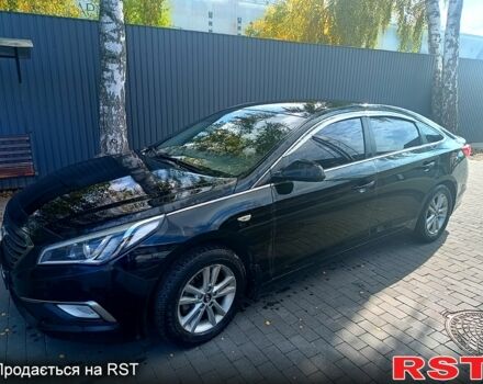Черный Хендай Соната, объемом двигателя 2 л и пробегом 599 тыс. км за 8500 $, фото 1 на Automoto.ua