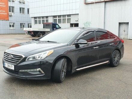 Чорний Хендай Соната, об'ємом двигуна 2.4 л та пробігом 117 тис. км за 13500 $, фото 1 на Automoto.ua