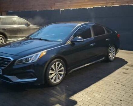 Черный Хендай Соната, объемом двигателя 2.36 л и пробегом 138 тыс. км за 10400 $, фото 1 на Automoto.ua