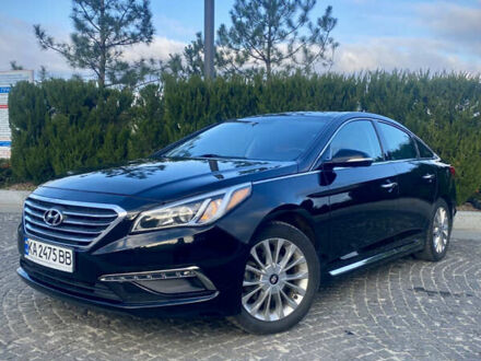 Чорний Хендай Соната, об'ємом двигуна 2.36 л та пробігом 170 тис. км за 13500 $, фото 1 на Automoto.ua