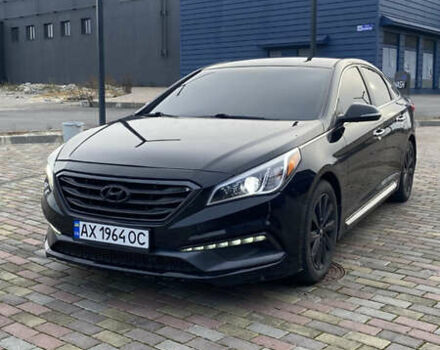 Черный Хендай Соната, объемом двигателя 2.36 л и пробегом 180 тыс. км за 10400 $, фото 1 на Automoto.ua