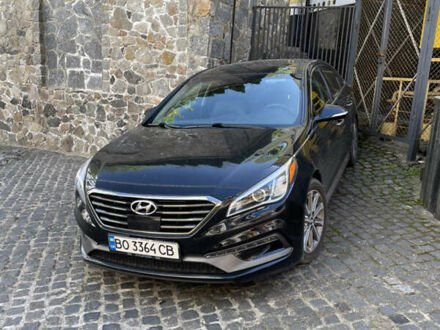 Чорний Хендай Соната, об'ємом двигуна 2.4 л та пробігом 116 тис. км за 15000 $, фото 1 на Automoto.ua