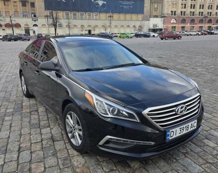 Черный Хендай Соната, объемом двигателя 2.36 л и пробегом 240 тыс. км за 8500 $, фото 1 на Automoto.ua