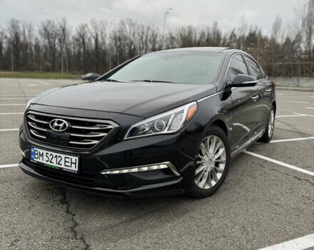 Черный Хендай Соната, объемом двигателя 2.4 л и пробегом 250 тыс. км за 10500 $, фото 1 на Automoto.ua