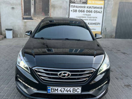 Черный Хендай Соната, объемом двигателя 2.36 л и пробегом 110 тыс. км за 12500 $, фото 1 на Automoto.ua