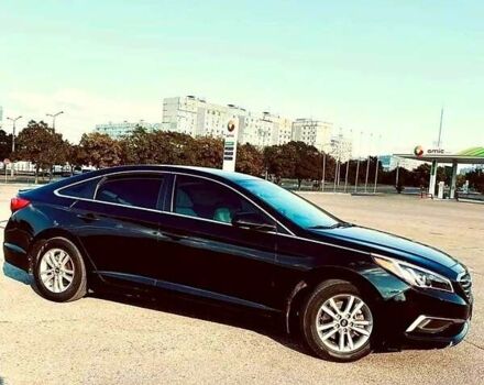 Черный Хендай Соната, объемом двигателя 2.4 л и пробегом 130 тыс. км за 11000 $, фото 1 на Automoto.ua