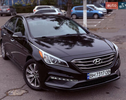 Черный Хендай Соната, объемом двигателя 2.36 л и пробегом 104 тыс. км за 11999 $, фото 1 на Automoto.ua