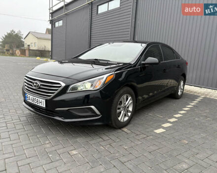 Черный Хендай Соната, объемом двигателя 2.36 л и пробегом 158 тыс. км за 9900 $, фото 1 на Automoto.ua