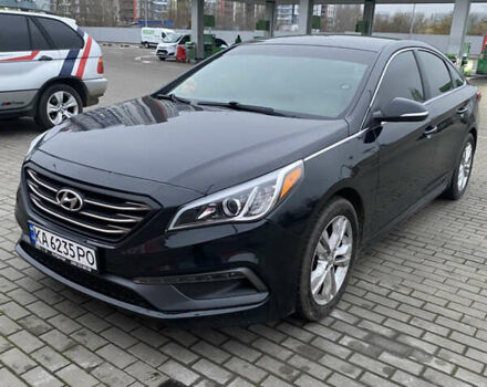 Чорний Хендай Соната, об'ємом двигуна 2.36 л та пробігом 218 тис. км за 9700 $, фото 1 на Automoto.ua