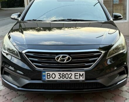 Чорний Хендай Соната, об'ємом двигуна 2.4 л та пробігом 150 тис. км за 9000 $, фото 1 на Automoto.ua