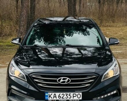 Черный Хендай Соната, объемом двигателя 2.36 л и пробегом 225 тыс. км за 9400 $, фото 1 на Automoto.ua