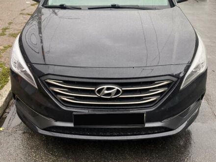 Черный Хендай Соната, объемом двигателя 2.36 л и пробегом 218 тыс. км за 9700 $, фото 1 на Automoto.ua