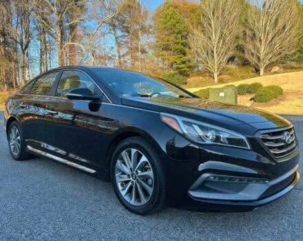 Черный Хендай Соната, объемом двигателя 2.4 л и пробегом 108 тыс. км за 8750 $, фото 1 на Automoto.ua