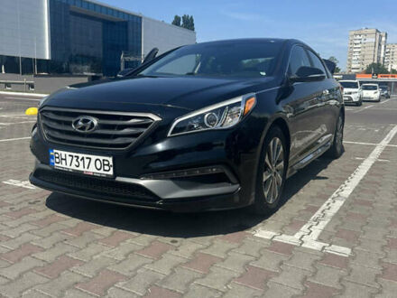 Черный Хендай Соната, объемом двигателя 2.36 л и пробегом 104 тыс. км за 12000 $, фото 1 на Automoto.ua