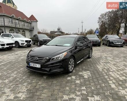 Черный Хендай Соната, объемом двигателя 2.36 л и пробегом 130 тыс. км за 10700 $, фото 1 на Automoto.ua