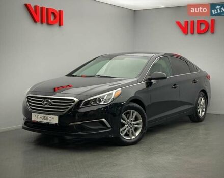 Черный Хендай Соната, объемом двигателя 2.4 л и пробегом 173 тыс. км за 10900 $, фото 1 на Automoto.ua
