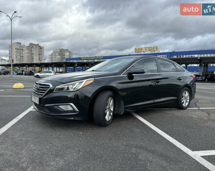 Черный Хендай Соната, объемом двигателя 2.36 л и пробегом 132 тыс. км за 12500 $, фото 1 на Automoto.ua