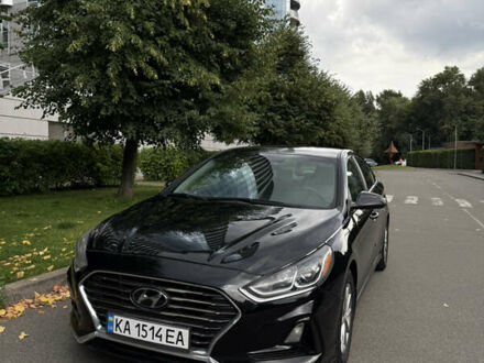 Черный Хендай Соната, объемом двигателя 2.4 л и пробегом 84 тыс. км за 13500 $, фото 1 на Automoto.ua