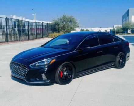 Чорний Хендай Соната, об'ємом двигуна 2 л та пробігом 98 тис. км за 8500 $, фото 1 на Automoto.ua