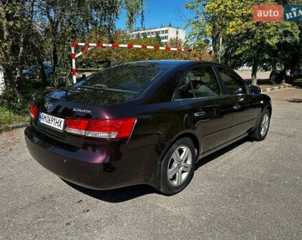 Фиолетовый Хендай Соната, объемом двигателя 2.4 л и пробегом 256 тыс. км за 4988 $, фото 6 на Automoto.ua