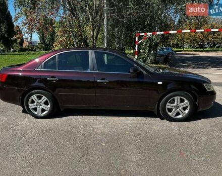 Фиолетовый Хендай Соната, объемом двигателя 2.4 л и пробегом 256 тыс. км за 4988 $, фото 5 на Automoto.ua