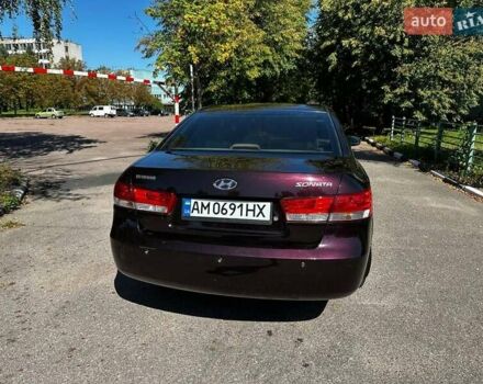 Фиолетовый Хендай Соната, объемом двигателя 2.4 л и пробегом 256 тыс. км за 4988 $, фото 8 на Automoto.ua