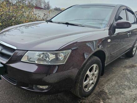 Фиолетовый Хендай Соната, объемом двигателя 2.4 л и пробегом 215 тыс. км за 5800 $, фото 1 на Automoto.ua