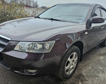 Фиолетовый Хендай Соната, объемом двигателя 2.4 л и пробегом 215 тыс. км за 5800 $, фото 1 на Automoto.ua