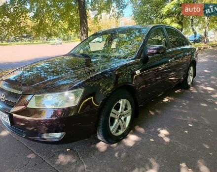 Фиолетовый Хендай Соната, объемом двигателя 2.4 л и пробегом 256 тыс. км за 4988 $, фото 1 на Automoto.ua