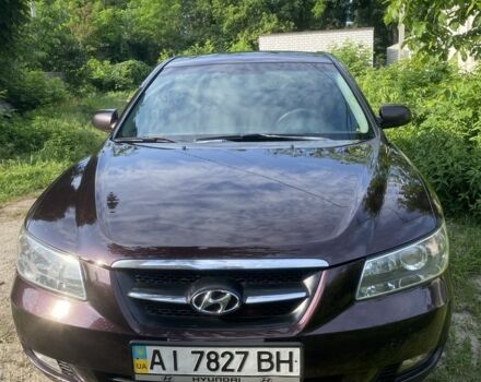 Фіолетовий Хендай Соната, об'ємом двигуна 2 л та пробігом 276 тис. км за 5200 $, фото 1 на Automoto.ua