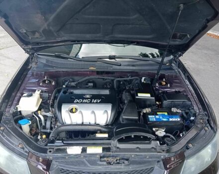 Коричневый Хендай Соната, объемом двигателя 2.4 л и пробегом 200 тыс. км за 4750 $, фото 1 на Automoto.ua