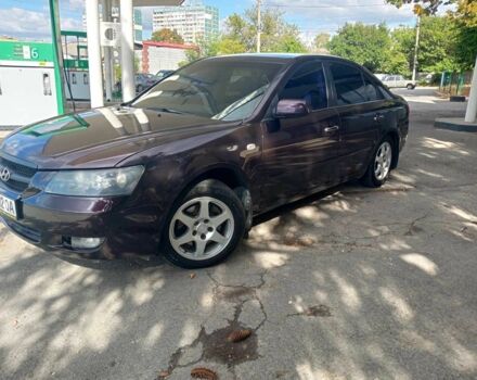 Коричневый Хендай Соната, объемом двигателя 2.4 л и пробегом 200 тыс. км за 4750 $, фото 13 на Automoto.ua