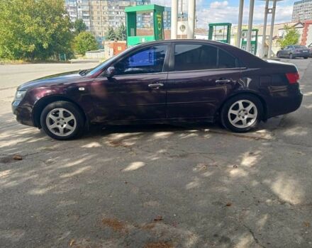 Коричневый Хендай Соната, объемом двигателя 2.4 л и пробегом 200 тыс. км за 4750 $, фото 11 на Automoto.ua