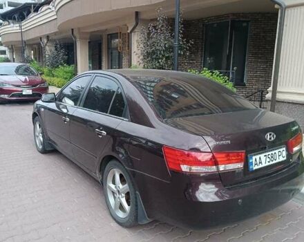 Коричневый Хендай Соната, объемом двигателя 2.36 л и пробегом 282 тыс. км за 6000 $, фото 1 на Automoto.ua