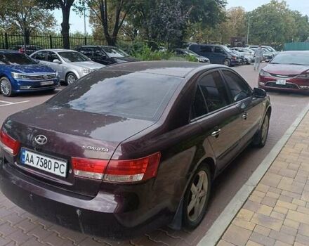 Коричневый Хендай Соната, объемом двигателя 2.36 л и пробегом 282 тыс. км за 6000 $, фото 2 на Automoto.ua