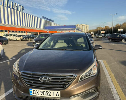 Коричневый Хендай Соната, объемом двигателя 2.4 л и пробегом 112 тыс. км за 10999 $, фото 2 на Automoto.ua