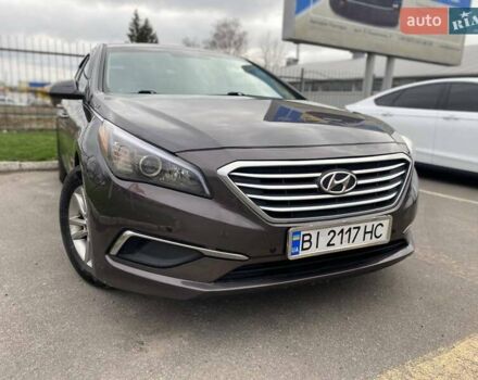 Коричневый Хендай Соната, объемом двигателя 2.36 л и пробегом 140 тыс. км за 8699 $, фото 1 на Automoto.ua