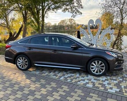 Коричневый Хендай Соната, объемом двигателя 2.36 л и пробегом 120 тыс. км за 13700 $, фото 1 на Automoto.ua