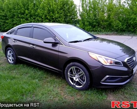 Коричневый Хендай Соната, объемом двигателя 2.4 л и пробегом 240 тыс. км за 11500 $, фото 6 на Automoto.ua