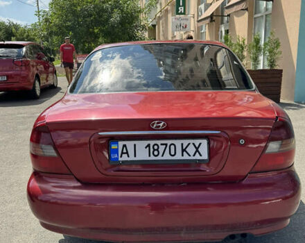 Красный Хендай Соната, объемом двигателя 2 л и пробегом 50 тыс. км за 1700 $, фото 6 на Automoto.ua